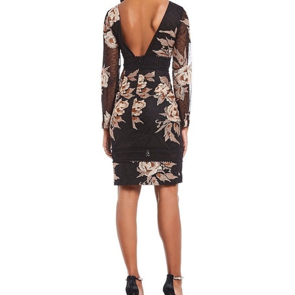 New Belle Badgley Mischa Embroidered Dress - Picture 2 of 10